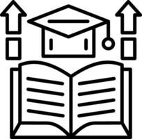 Learn More Line Icon vector