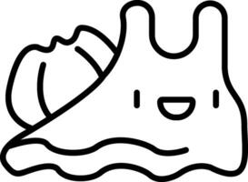 Slug Line Icon vector