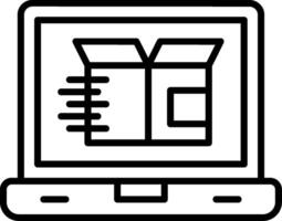 Logistic Line Icon vector