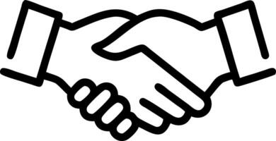 Abstract bokeh handshake vector