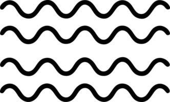 Abstract Colorful Waves Calendar vector