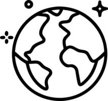 Abstract globe with bokeh effect vector