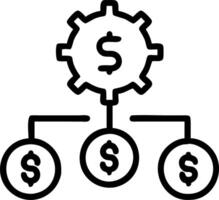 AI Automation and Budget Control vector