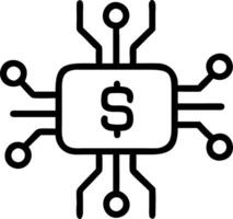 AI Automation and Budget Control vector