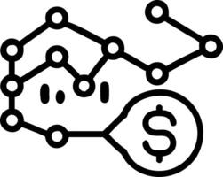 AI Blockchain and Investment vector