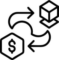 AI Blockchain and Investment vector