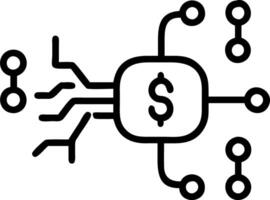 AI Circuit Path with Money Flow vector
