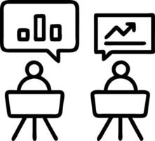 Analysts interpreting conflicting poll data vector