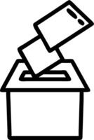 Antigravity ballot drop vector