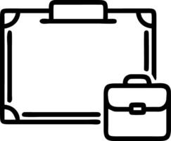 Briefcase and calendar border frame with Event Planning text and copy space vector