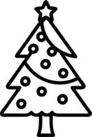 Close Up of Holographic Christmas Tree vector