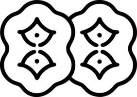 Close Up of Persian Pastries vector