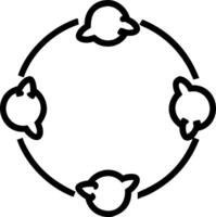 Cognitive behavioral therapy cycle vector