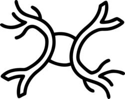 Cognitive flexibility tree branches vector