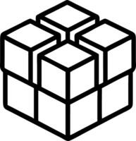 Democracy Rubiks cube vector