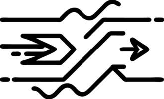 Dynamic Abstract Lines Calendar vector