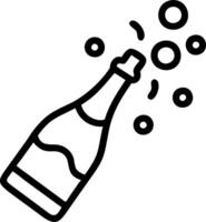 Floating Champagne Bubbles vector