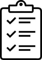Floating clipboard and checklist with Marketing Tasks text vector