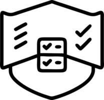 Floating poll numbers with integrity shield vector