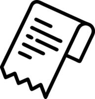 Floating Shopping Receipt vector