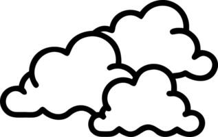 Floating white clouds vector