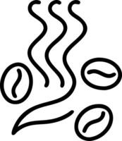 Flying coffee beans and cinnamon sticks forming a morning aroma with Wake Up text vector