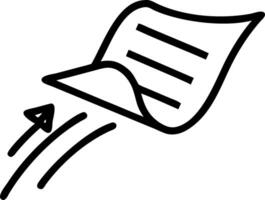 Flying Shopping List vector