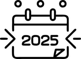 Futuristic Tech Calendar vector