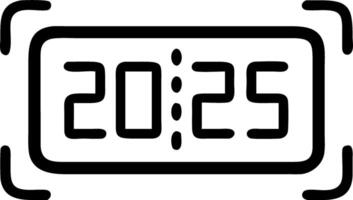 Futuristic New Year Technology vector