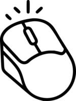 Gaming mouse with holographic sensitivity settings floating vector