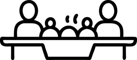 Gathering Around the Table vector