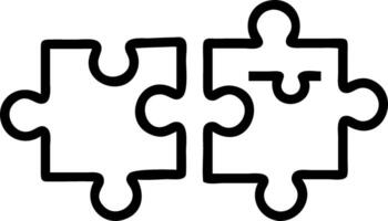 Glossy background with puzzle pieces coming together vector