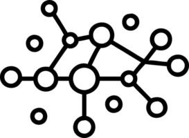 Glossy background with digital networks and interconnected nodes vector