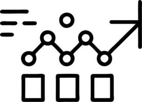 Glossy background with stylized data points representing performance analytics vector