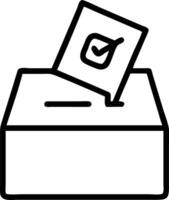 Glossy ballot with holographic prediction overlay vector
