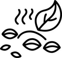 Glossy ceramic surface with vibrant tea leaves and soft shadow play vector