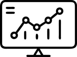 Glossy chart interface showing performance metrics vector