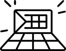 Glossy digital grid with holographic overlays as a tech presentation background vector