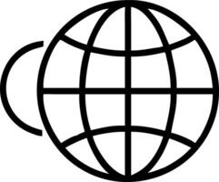Glossy Globe with Copy Space vector