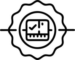 Glossy integrity seal with embedded poll data vector