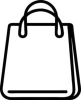 Glossy Shopping Bag with Copy Space vector