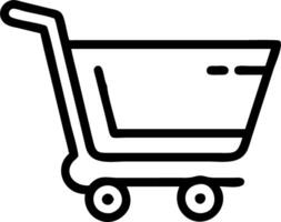 Glossy Shopping Cart Icon vector