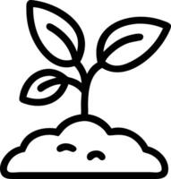 Glossy Seedling with Copy Space vector
