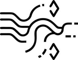 Glowing abstract wave patterns representing digital transformation vector