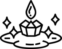 Holographic Loy Krathong with Glowing Gems vector
