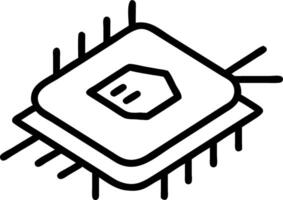Holographic Price Tag on Microchip vector