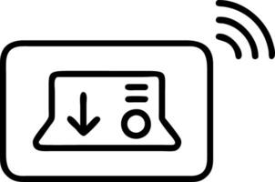 Holographic smart thermostat with floating temperature graph vector