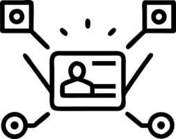 Hovering holographic interface panels with floating data vector