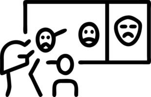 Impromptu street art creation vector