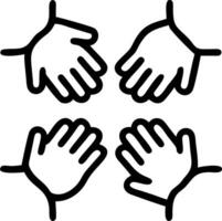 Intergenerational mindfulness practice vector